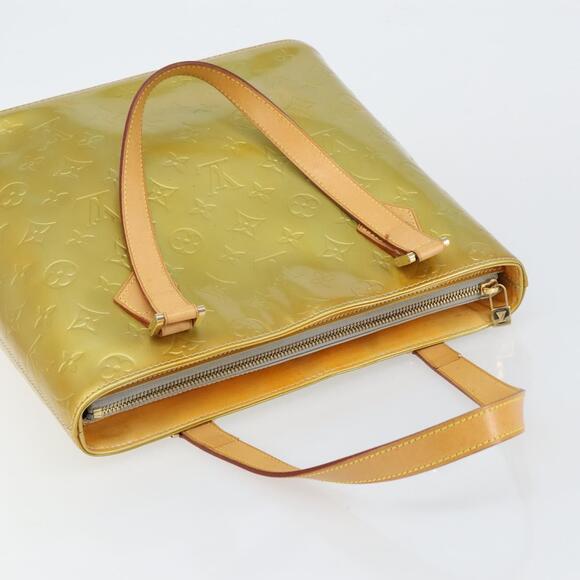LOUIS VUITTON Monogram Vernis Houston Hand Bag Gris M91053 - Picture 6 of 13